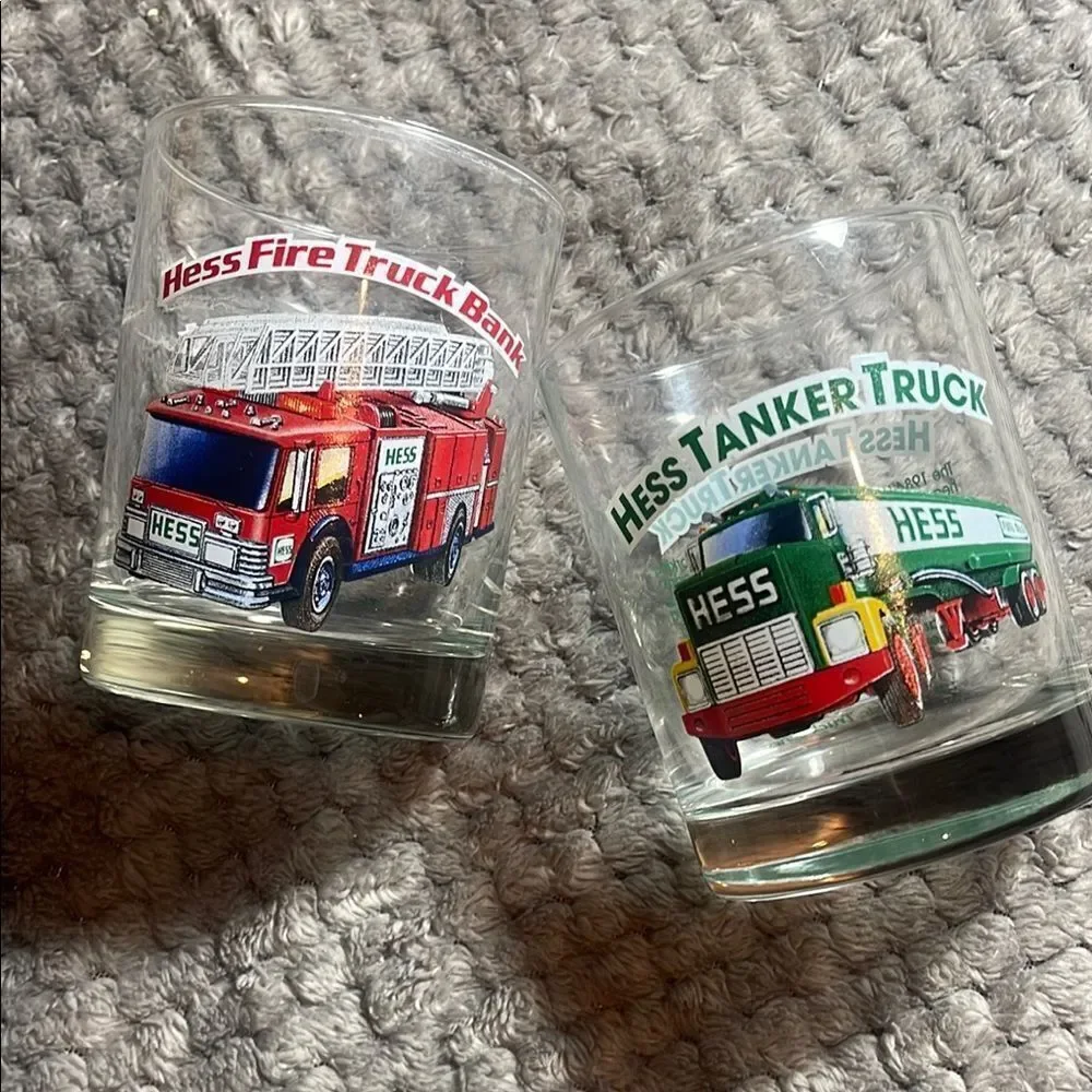 1996 Hess classic truck series glasses